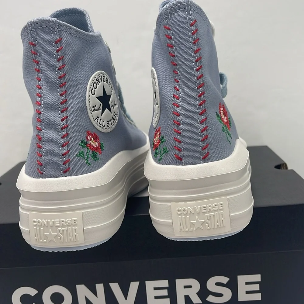 Converse WMNS High-Top Platform Sneakers A12571C CTAS MOVE HI WET STONE/WET STON